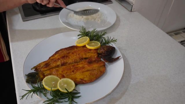 طرز تهیه ماهی با پلو سفید