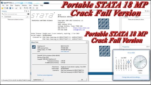 Portable STATA 18 MP Crack Full Version