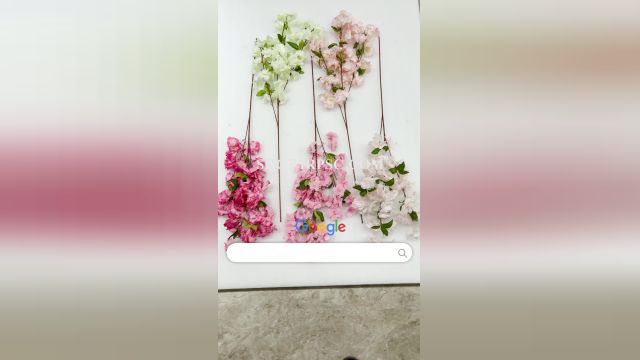 لیست شاخه شکوفه مصنوعی هلو در 5 رنگ بندی پخش از فروشگاه ملی