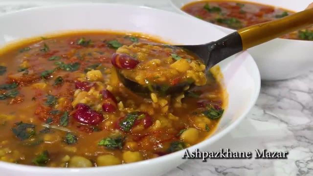 روش پخت سوپ حبوبات سوپ سنتی و اصیل افغانی