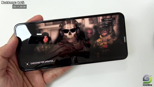 تست بازی Call of Duty در Samsung Galaxy Z Flip 5