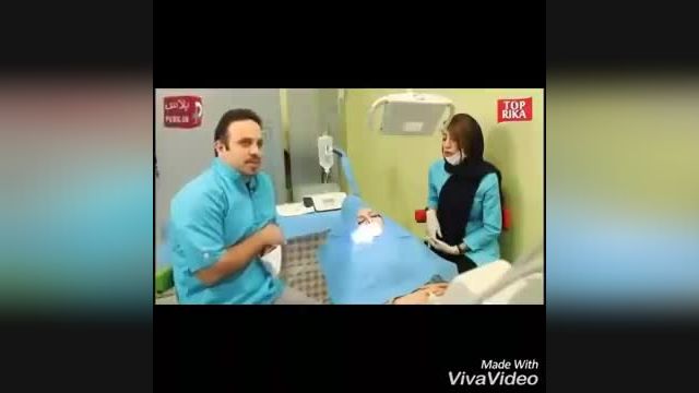 دندانپزشک ایرانی که روی صورتتان نقاشی می کند!