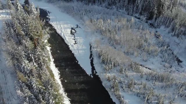 1 ساعت منظره زیبای زمستانی |  فیلم آرامش زمستانی + موسیقی | قسمت 1