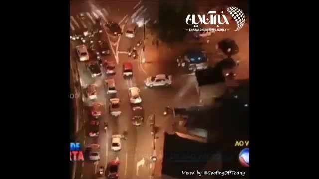فیلم کشتن اراذل و اوباش توسط پلیس روی آنتن زنده تلویزیون