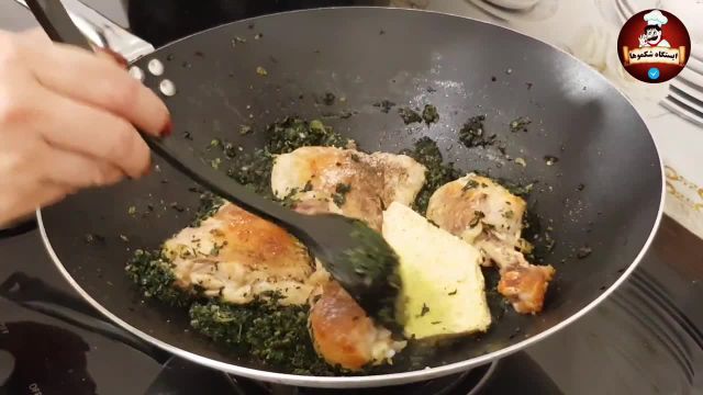 طرز تهیه خورشت مرغ و اسفناج با مرغ غذای خوشمزه و اصیل ایرانی