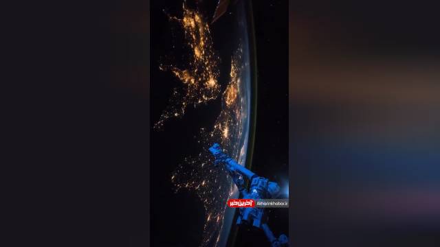 تایم‌لپس زیبا ایستگاه فضایی از زمین | ویدیو