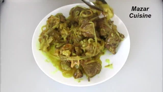 طرز تهیه دو پیازه گوشت گوسفندی افغانی (داشی گوشت) | دو پیازه بره رمضان
