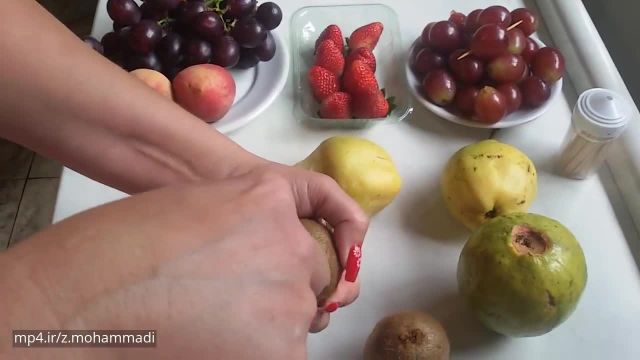 آموزش میوه آرایی و برش انواع میوه ها