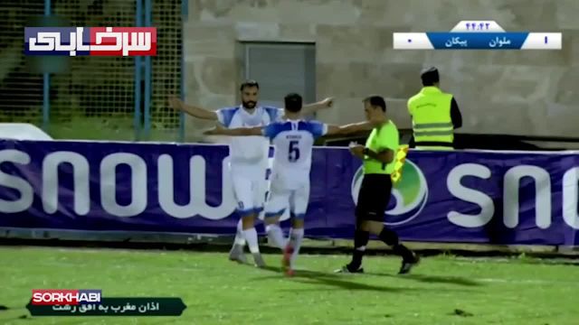 خلاصه بازی جذاب ملوان و پیکان در هفته پنجم لیگ برتر فوتبال ایران