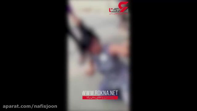 کتک زدن یک زن توسط شوهر خائن وسط خیابان | ویدیو