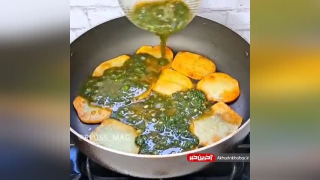 فیلم طرز تهیه کوکو سبزی سریع و فوری برای افطار