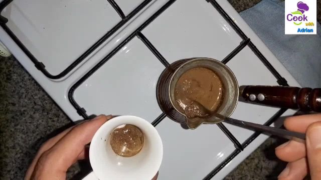 طرز تهیه شیر قهوه غلیظ خانگی (قهوه ترک با شیر)