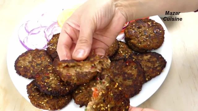 طرز تهیه چپلی کباب افغانی به سبک خیابانی
