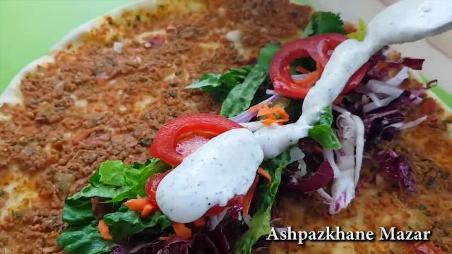 آموزش پیتزا ترکی خوشمزه و خاص با دستور افغان ها