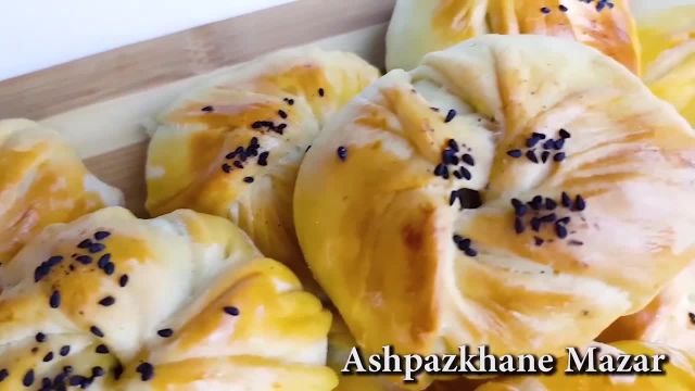 طرز تهیه گل سمبوسه افغانی فوق العاده خوشمزه و شیک و لاکچری