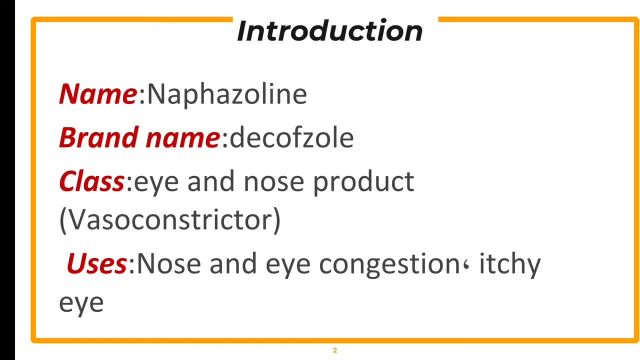 همه چیز در مورد نفازولین Naphazoline | دارویی برای درمان احتقان بینی و سوزش چشم