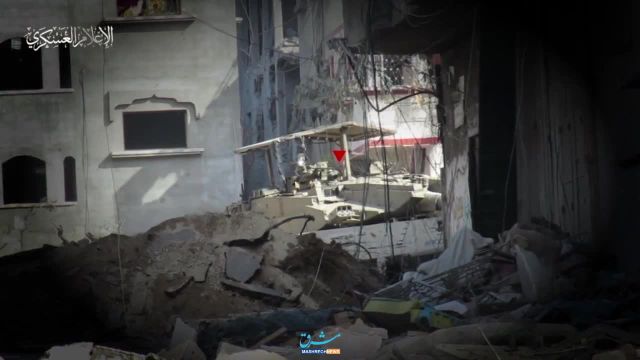 لحظه تخریب تانک مرکاوای اسرائیل توسط حماس: فیلمی هیجان‌انگیز
