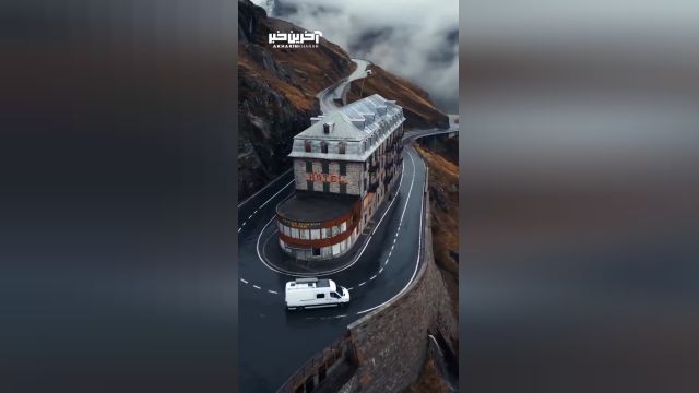 منظره زیبا و رویایی از هتل بلودر در سوئیس
