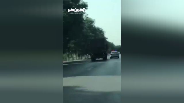 زیرگرفتن مامور پلیس در جاده شوش اندیمشک | ویدیو