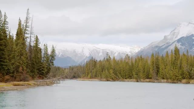 طبیعت باورنکردنی کانادا در زمستان | ویدیوی آرامش بخش 3 ساعته با صداهای طبیعت
