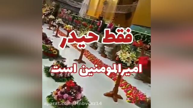 حرم حضرت علی علیه السلام در روز عید غدیر خم || نماهنگ زیبای عید غدیر