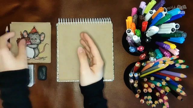 آموزش نقاشی کارتونی با راپید و مداد رنگی ویژه کودکان و نوجوانان (درس 1)
