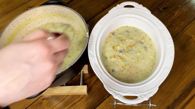 آموزش پخت سوپ شیر و قارچ فوری و آسان به روش رستورانی