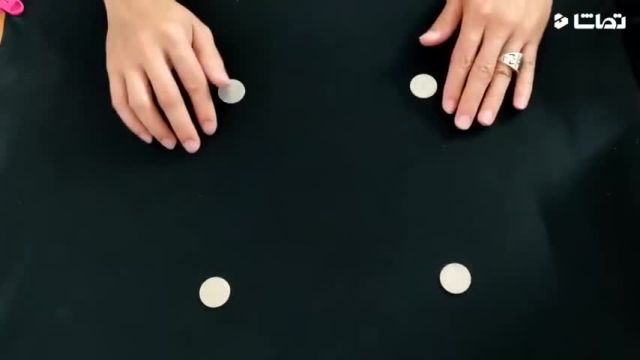 آموزش شعبده بازی جالب با سکه