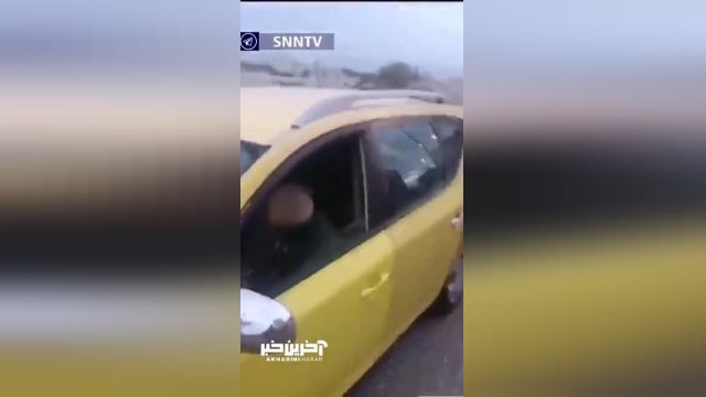 ویدئویی از شهادت راننده تاکسی فلسطینی در اثر تیراندازی نظامیان صهیونیست