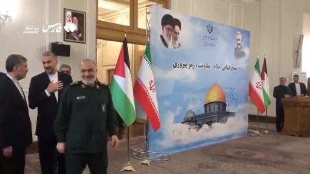 سرلشکر سلامی در وزارت امور خارجه: حضوری که همه را متعجب کرد! (فیلم)