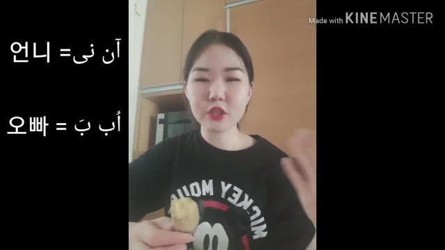کلیپ آموزش زبان کره ای توسط پریسا|دختره کره ای الاصل