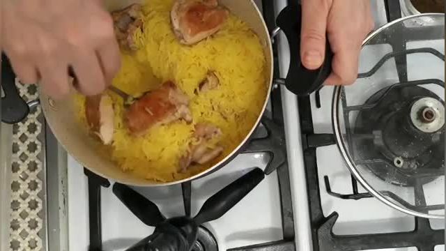 طرز تهیه زیره پلو کته ای با مرغ غذای خوشمزه و معروف کرمانی