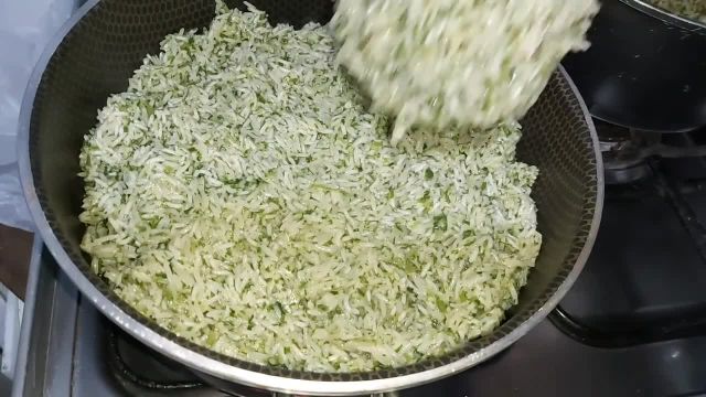 طرز تهیه سبزی پلو با ته انداز کوکو سبزی خوشمزه و مجلسی مرحله به مرحله