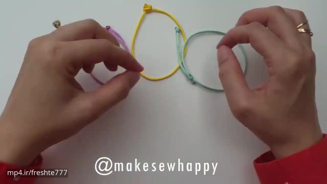ساخت دستبند | آموزش بافت سه مدل دستبند