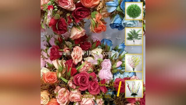 لیست بوته گل رز مصنوعی | فروشگاه ملی