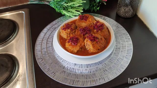 طرز تهیه کوفته تبریزی خوشمزه و خوشرنگ غذای مجلسی و سنتی ایرانی