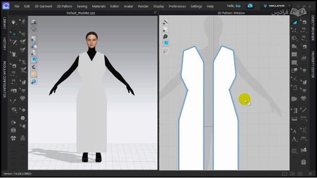 آموزش نرم افزار CLO 3D برای طراحی سه بعدی لباس (تکمیلی)
