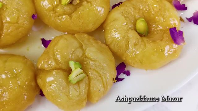 طرز تهیه شیرینی مشهور هندی بالو شاهی خوشمزه و مخصوص به سبک افغانی