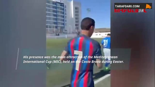 اولین بازی پسر رونالدینیو برای تیم جوانان بارسلونا | ویدیو