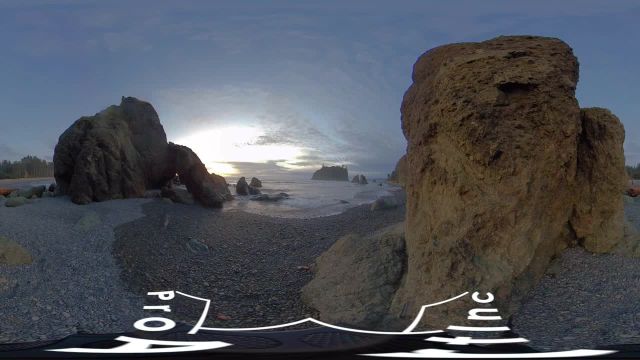 غروب خورشید بر فراز ساحل | ویدیوی آرامش مجازی