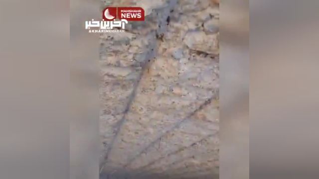 تخریب بتن و سرقت میلگردهای پل های جاده امیدیه - بندر ماهشهر | ویدئو