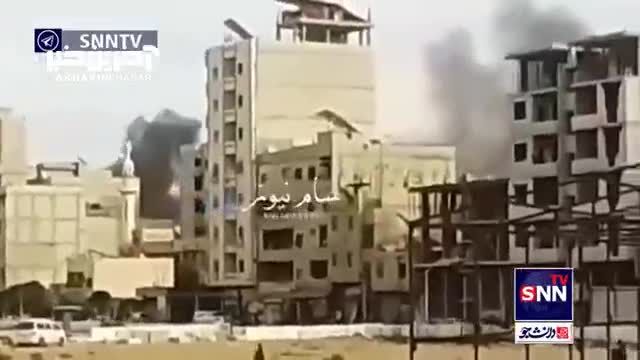 تصاویری از محل انفجار در جنوب دمشق