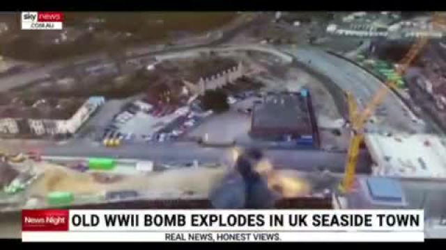 بمب عمل‌نکرده جنگ جهانی دوم در انگلیس منفجر شد