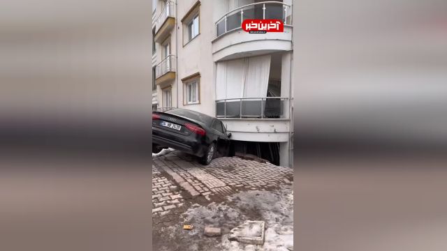 وضعیت فاجعه‌بار ماشین‌ها در ترکیه در پی زلزله جدید