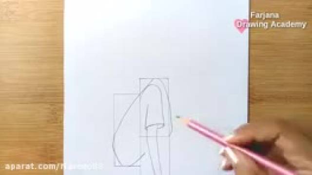 طراحی دختر-ساده و زیبا - ترفند های طراحی با مداد
