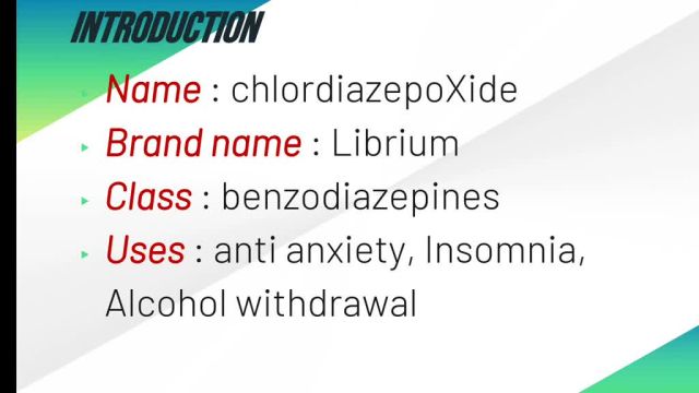هر آنچه باید در مورد کلردیازپوکساید chlordiazepoxide | کلردیازپوکساید برای رفع بی خوابی!؟