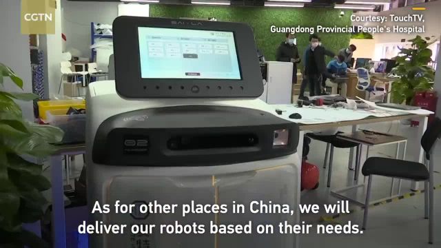 استفاده از ربات دارویی در بیمارستان های ووهان چین