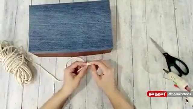 ساخت باکس نظم دهنده با وسایل دورریختنی در خانه | ویدیو