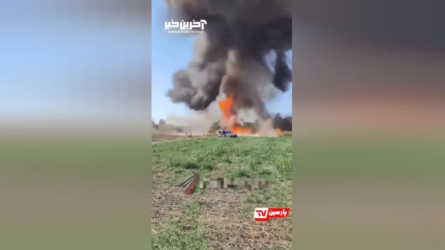ویدئوی جدیدی از لحظه سقوط هواپیمای آمریکایی