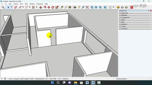 آموزش طراحی و مدل‌ سازی نمای سه‌ بعدی ساختمان با نرم افزار SketchUp (پروژه محور)
